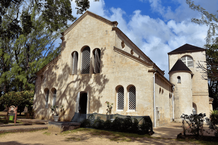 St. James Parish Church, in Holetown, Barbados