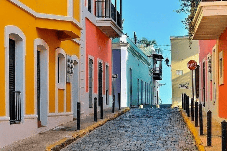 Strolling the cobblestone streets of Old San Juan, Puerto Rico