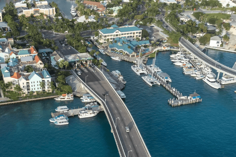 Nassau Harbour to Paradise Island Ferry Terminal