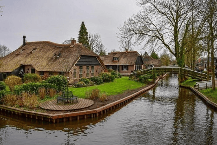 Old Town Center, Geithoorn, Netherlands