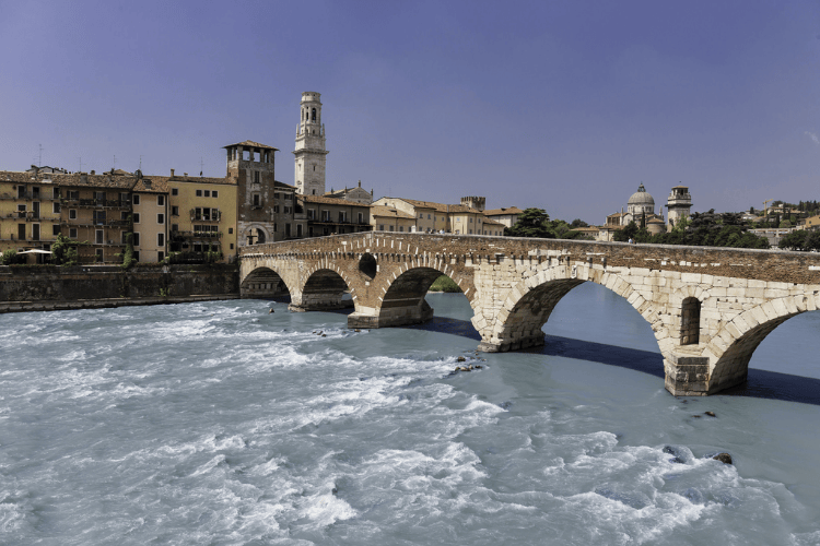 Ponte Pietra, Verona, Italy