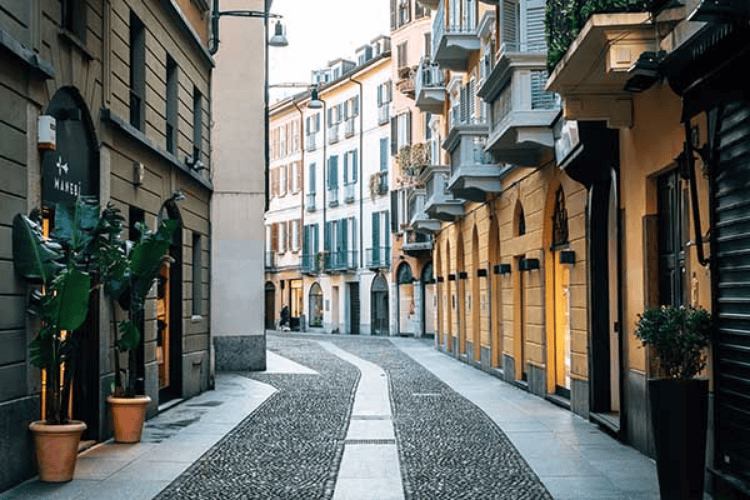 Brera District, Milan, Italy