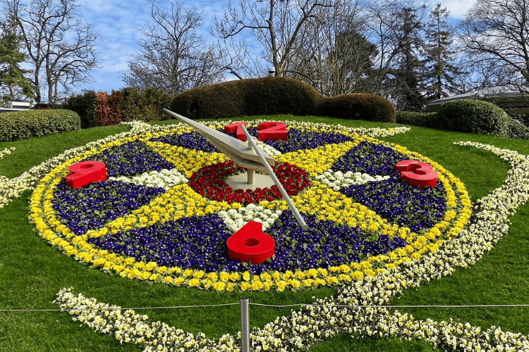 The Flower Clock, Geneva, Switzerland