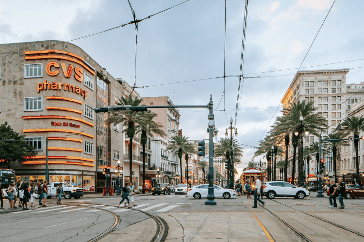Canal street, New Orleans