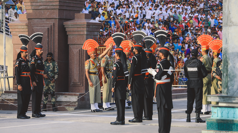 Wagah border, India