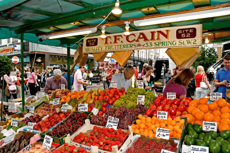 Farmers Markets, London UK