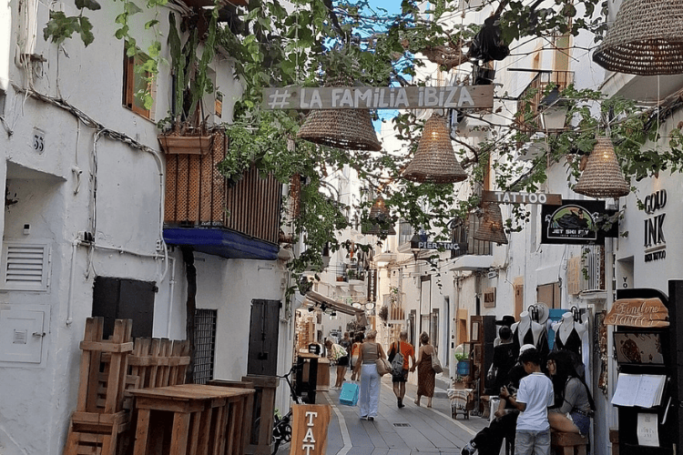 D’Alt Vila Promenade, Ibiza, Spain