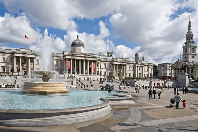Trafalgar Square, London, UK