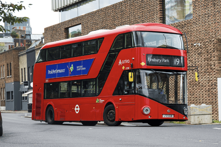 London Red Double-Decker Bus