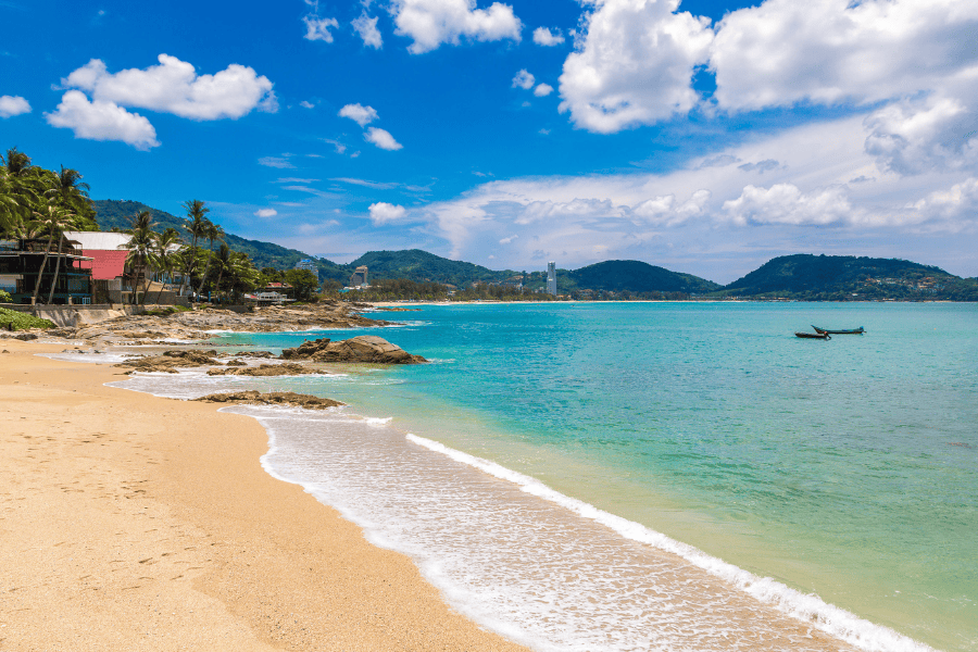 Top view of Patong Beach