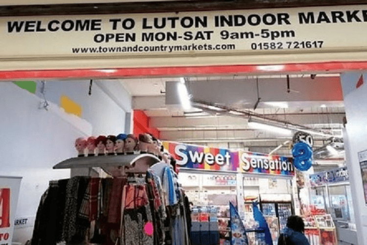 Luton Market, Luton, UK