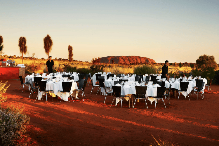 Sounds of Silence Dinner, Ayers Rock, Uluru