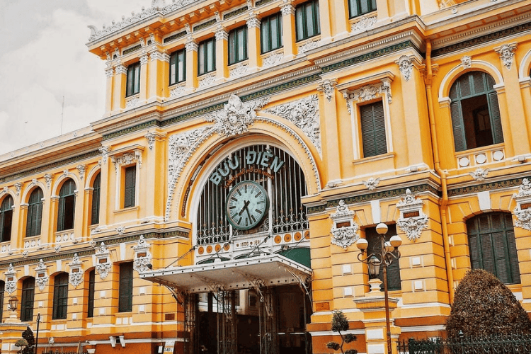 Saigon Central Post Office (Buu Dien), Ho Chi Minh, Vietnam
