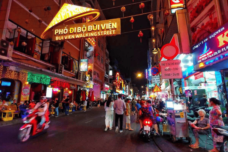 Bui Vien Street, Ho Chi Minh, Vietnam