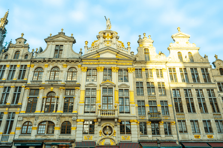 Grand Place Buildings in Brussels, Belgium