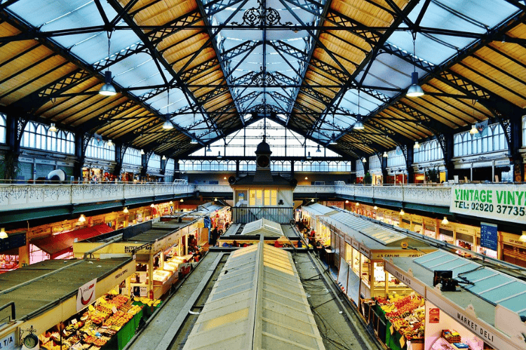 Cardiff Market, Cardiff, South East Wales
