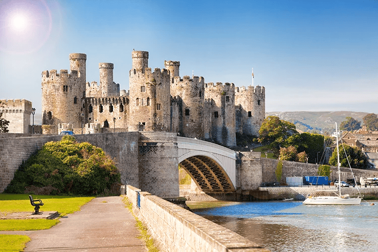 Conwy Castle, Snowdonia, North Wales
