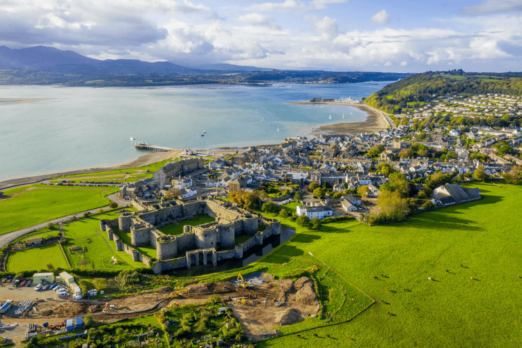 Beaumaris Town, Anglesey, North-West Wales