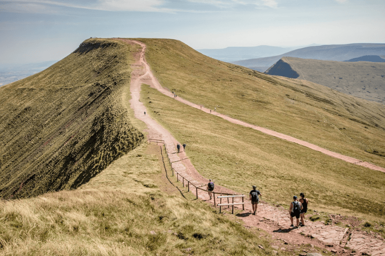 he Brecon Beacons,