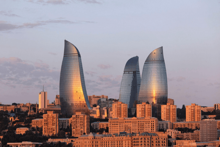 Flame Towers, Baku, Azerbaijan