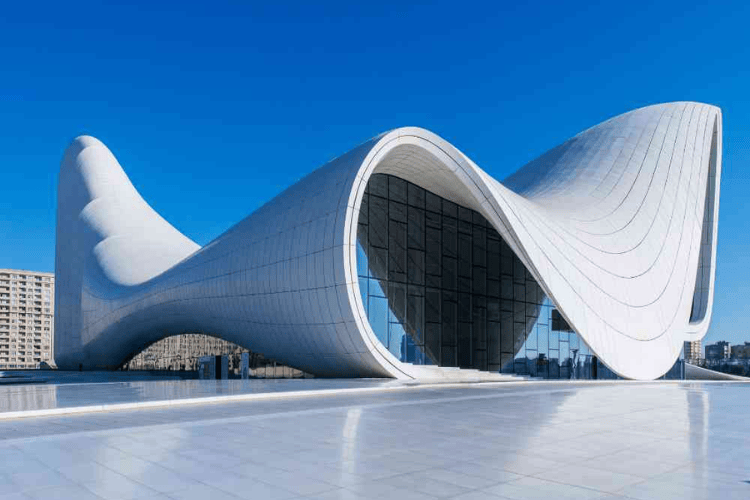 Heydar Aliyev Center: Modern Curves, Baku, Azerbaijan
