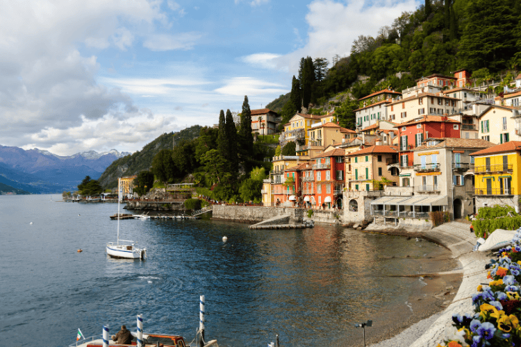 Town of Menaggio on Lake Como, Italy