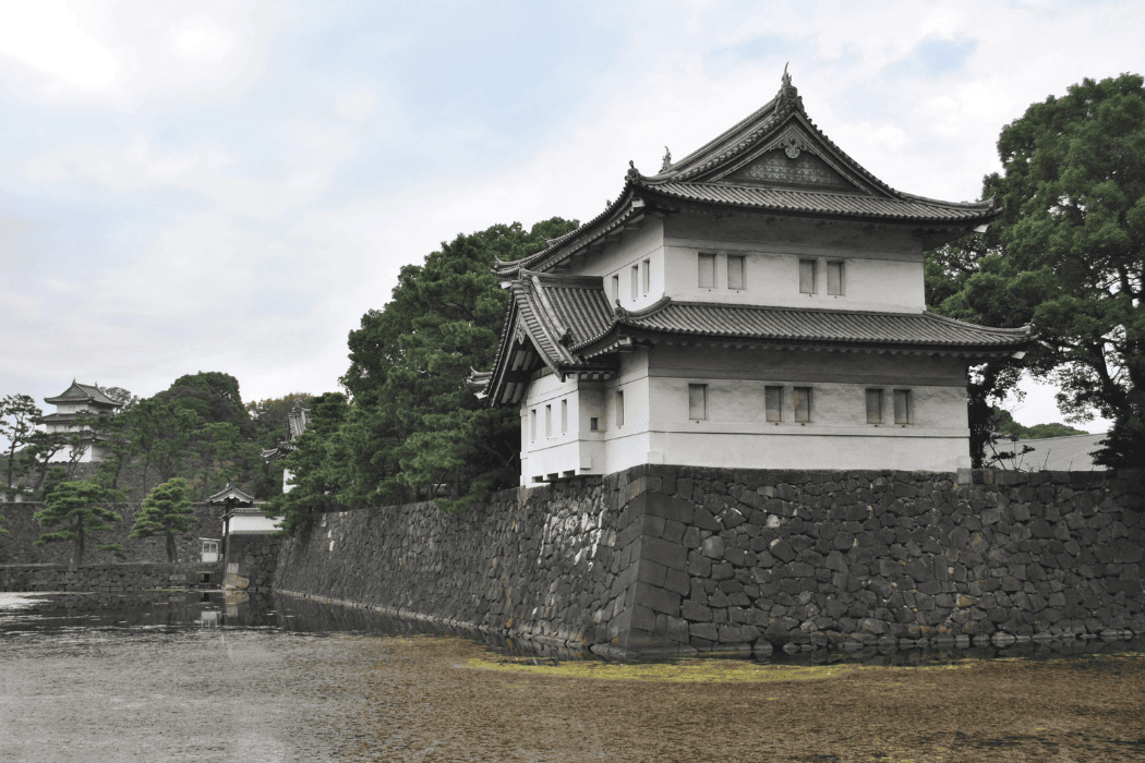 Tranquil View of Imperial Palace in Tokyo
