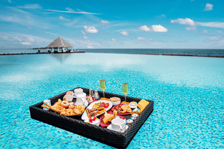 In-Villa Floating Breakfast, Westin Maldives