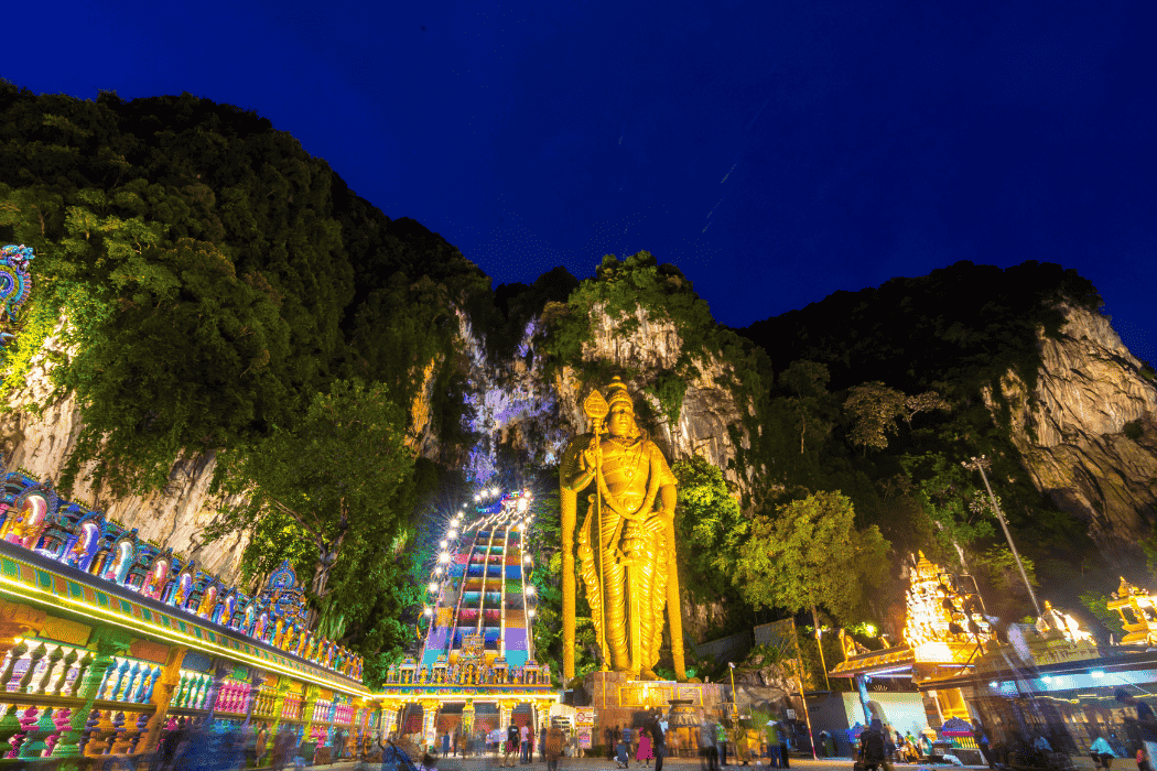 Night Scene Batu Caves