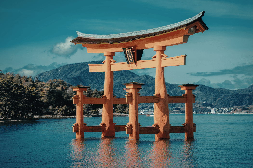 Iconic Floating Torii Miyajima Island, Japan