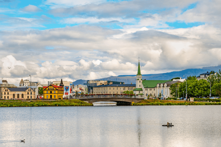 Tjörnin Lake, Reykjavik