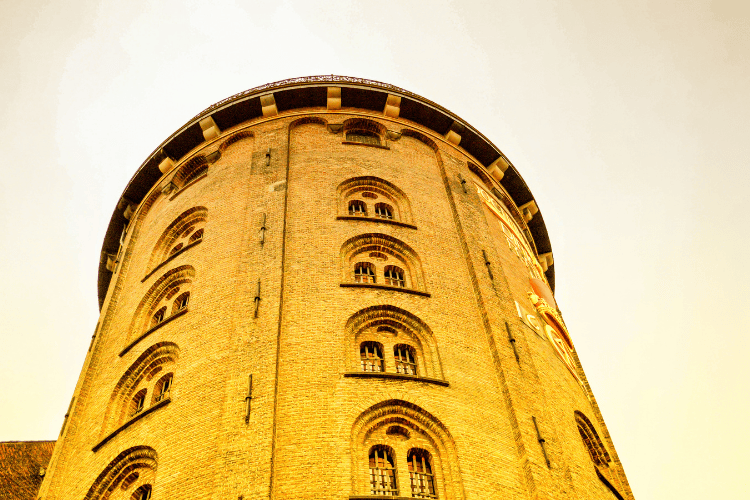 The Round Tower, a 17th-century tower located in central Copenhagen, Denmark.