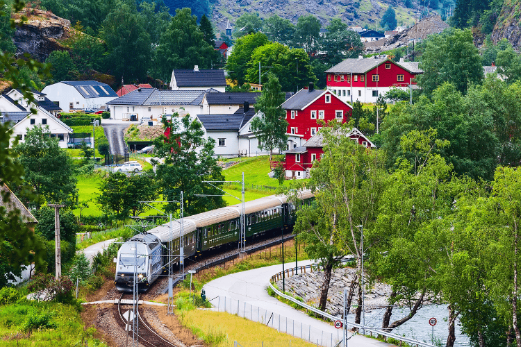 Flam, Norway train to Myrdal