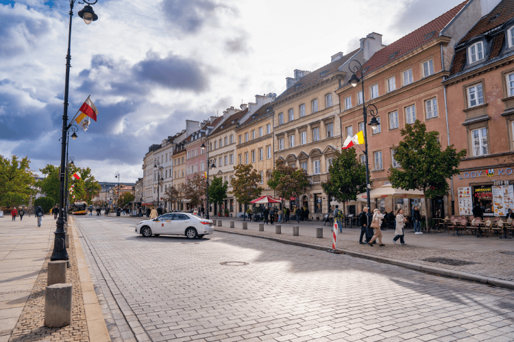 Warsaw Old Town Highlighting Stare Miasto Squa