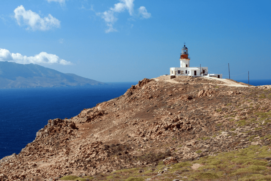 Armenistis Lighthouse, Mykonos, Greece