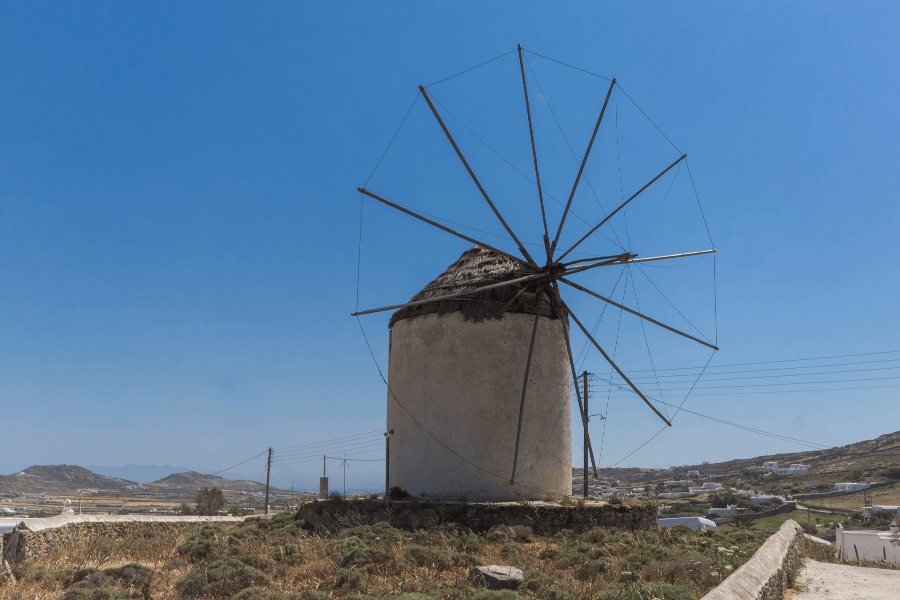 Ano Mera Windmills, Mykonos, Greece