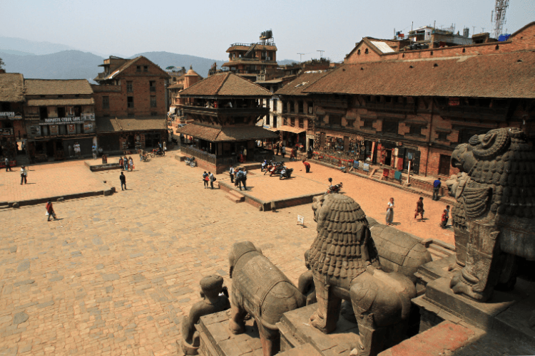 Bhaktapur Durbar Square in Nepal