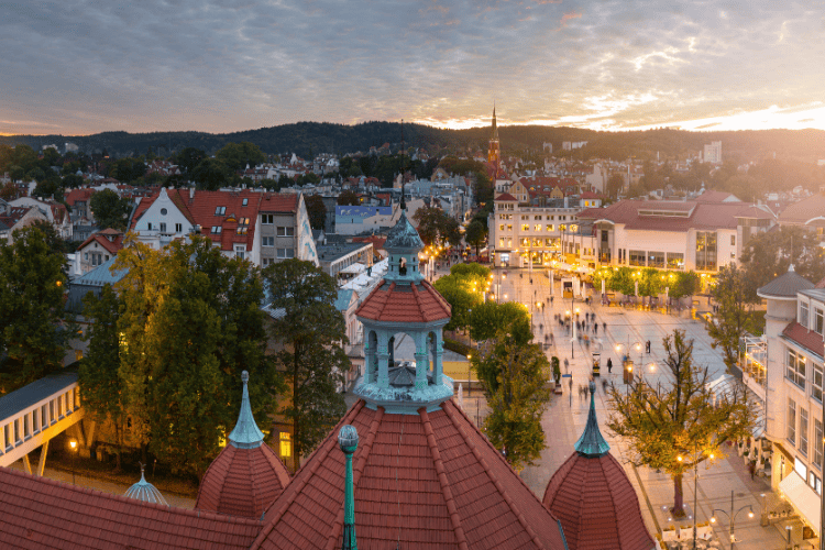 Monte Cassino Street, Sopot, Polond