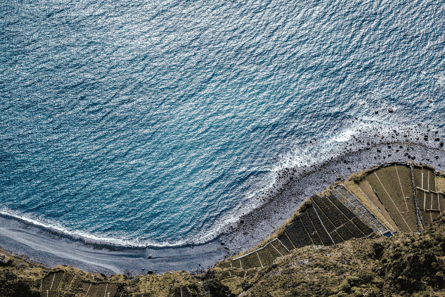 View from top of Miradouro do Cabo Girão