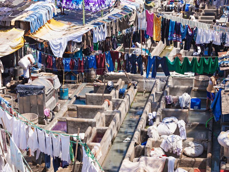 Dhobi-Ghat of India Mumbai
